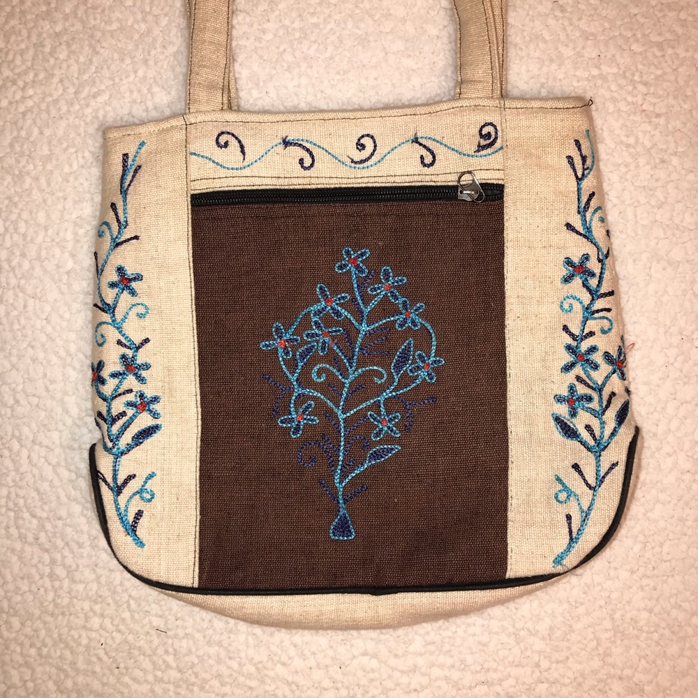 Embroidered Boho Shoulder Bag - Picture 3 of 8